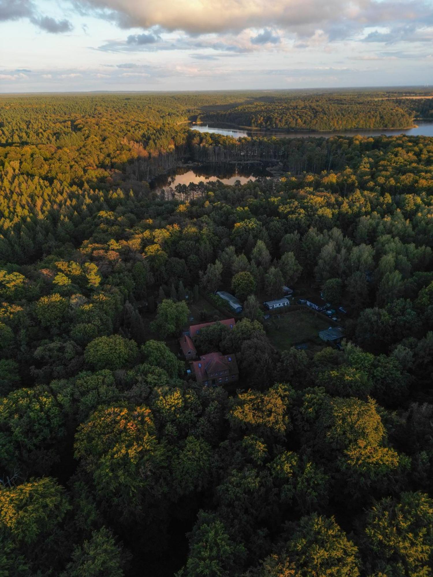 Wald- Und Seeidyll Im Historischen Forsthaus Neuruppin Eksteriør bilde